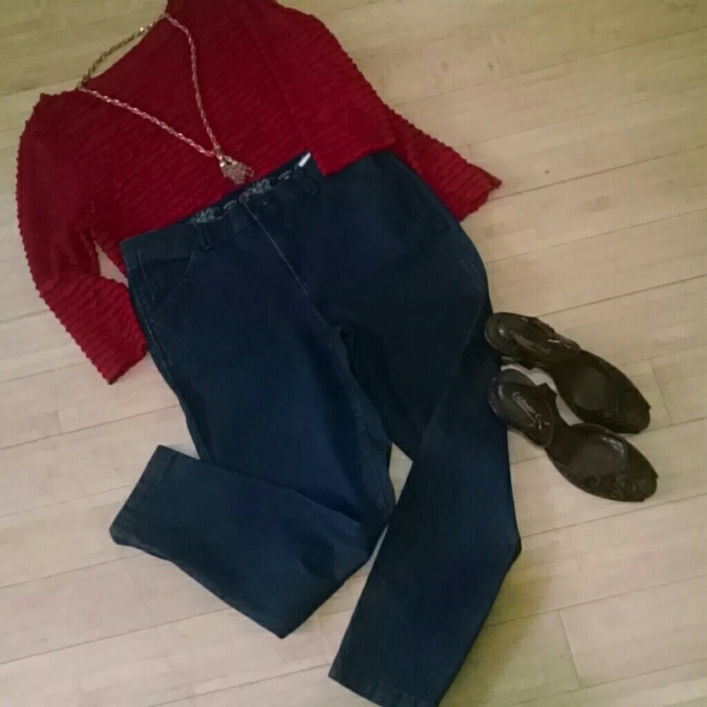 5/$25 Riders by Lee ankle jeans with zippered angles